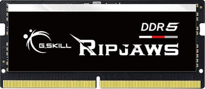 G.Skill Ripjaws SODIMM DDR5-4800 - 16GB - CL34 - Single Channel (1 pcs) - Intel XMP - Zwart