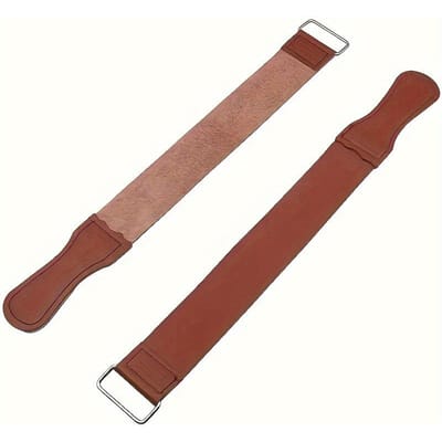 1 stuks Duurzame Mannen Scheermes Blad Slijpstrip, Geurloos, Geschikt voor Baard en Snor Onderhoud brown