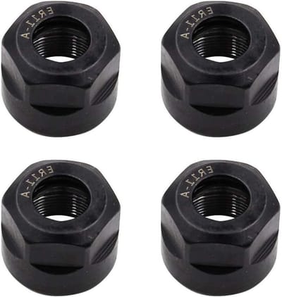 Spanmoeren Set - Freeshouder Moeren - Precisie Werk - Ingebouwde Ontgrendeling - 9 mm Capaciteit - Zwart