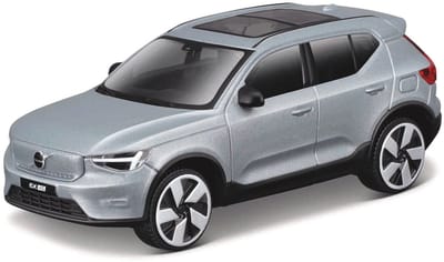 Bburago Volvo Ex40 - Modelauto - Schaal 1:43 - Licht Grijs