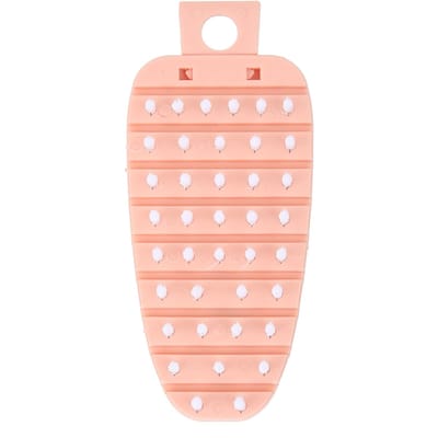 Brosse à légumes en forme de carotte, brosse à récurer pour pommes de terre, nettoyant pour fruits, brosse de cuisine orange rose