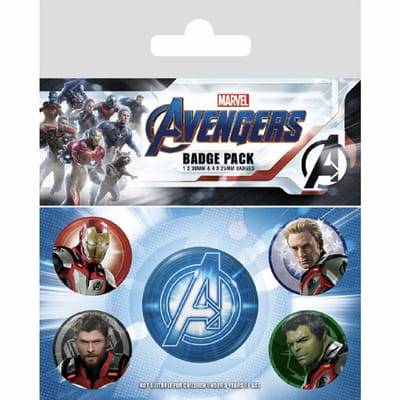 Marvel Avengers - Buttons- Badge - Superhelden - Giftpack