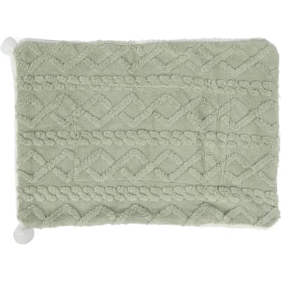 Huisdierendeken Dubbellaags Verdikt Hondendeken Zacht Warm Pluche Kattenbeddeken Huisdier Worpdeken voor L(for 6.5-9kg) groen