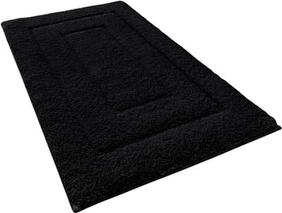 KAD® Badmat Antislip Voor in Bad - Antislip Badmat - Douchemat - Zwart - 60cm x 40cm x 2cm
