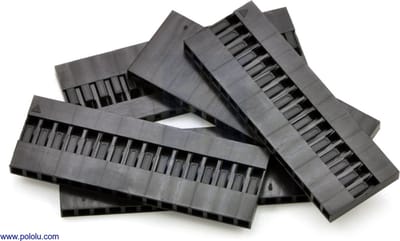 Dupont stekker Behuizing 16pin 5 stuks Pololu-1920
