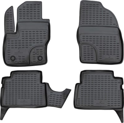 Walser Rubberen Voetmatten XTR geschikt voor Ford Focus C-Max (DM2) 10/2003-03/2007 - C-Max (DM2) 02/2007-09/2010