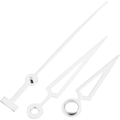 T97 Montre Homme Aiguilles Heure Minute Seconde Aiguilles de Montre Adaptées pour Mouvement ETA2824 Argent argenté