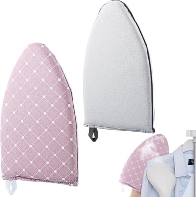 1 stuk - Handheld strijkplank - Stoomhandschoen - Stoomstrijk Handschoen voor kleding - Strijkgereedschap - stoomhandschoen voor strijkplank met vingerlus - mini strijkplank - strijkplank - strijkkussen - 24*14 cm - roze