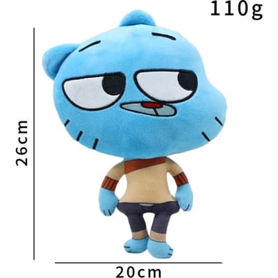 Schattige Wereld van Gumball Darwin Pluche Pop Cartoon Banaan Joe Anais Richard Nicole Pluche Speelgoed Kawaii Zacht Decor Kussen Speelgoed Meisjes Cadeau