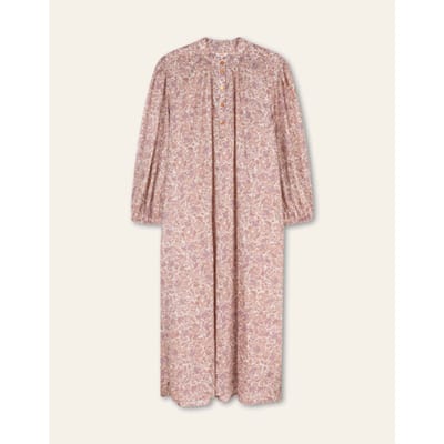 Oilily Dragon Fruit Long Jurk- maat42 Lavender Mist