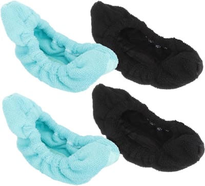 Schaatshoezen - Schaatsbeschermers - Schaatsen Beschermen - Absorberend Microvezel - 6 Paar - Diverse Kleuren