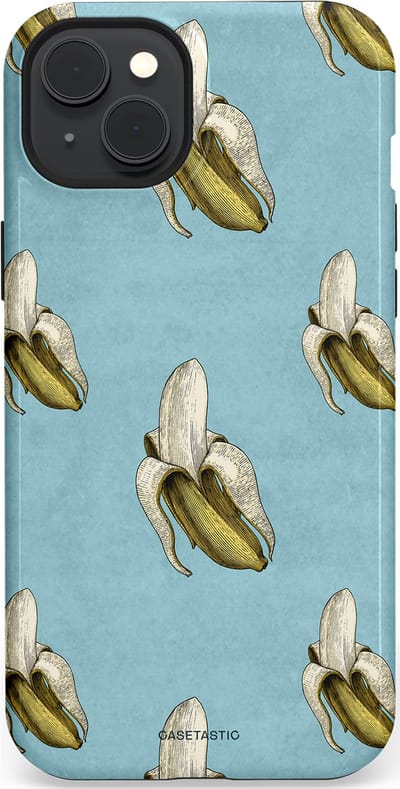Casetastic Hoesje Geschikt voor Apple iPhone 15 Plus Magsafe - Stijlvolle Beschermende Duo-layer Case - Vintage Fruit Design