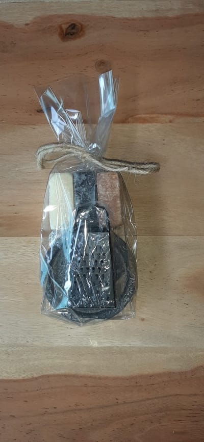 Amber geur blokjes - Set van 3 - Rasp en Schaal