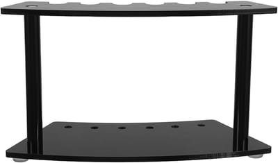Dart Standaard - Displayhouder Dartpijlen - Opgeruimd Thuis - Zes Sleuven - 17.5 x 10 x 7.3 cm - Zwart