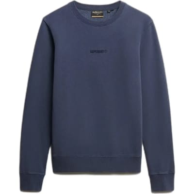 Superdry Micro Logo Sweatshirt Blauw S Man