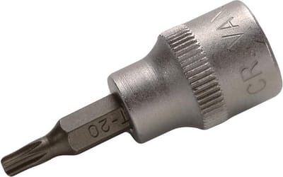 SW-Stahl 06520-T20 schroevendraaierbit I 3/8 I TR-profiel I schroevendraaierbit voor Torx I zeskantinzet