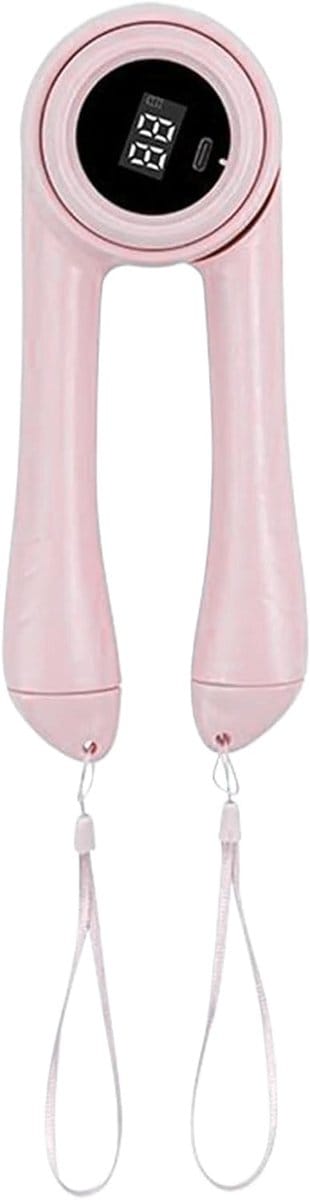 Armspier Trainer - Krachttraining Apparatuur - Spierkracht Opbouwen - Intelligente Tellers - 22 x 9 x 7.5 cm - Roze