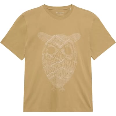 T-shirt met print aan de voorkant KnowledgeCotton Apparel