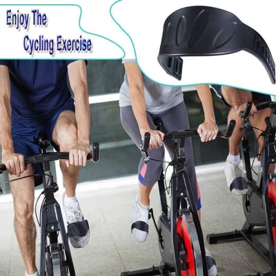 Pedaalriemen - Fietstrainer Riemen - Fietsen Thuis - Verstelbare Lengte - 30 cm Lengte - Zwart