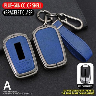 Auto Afstandsbediening Sleutelhanger Hoesje Cover Shell Voor Isuzu D-Max Mux Vrachtwagen Dmax       Beschermer Sleutelhanger Accessoires black