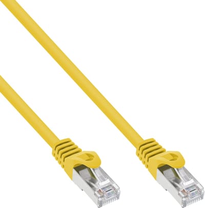 InLine® Patchkabel, SF/UTP, Cat.5e, geel, 7,5m