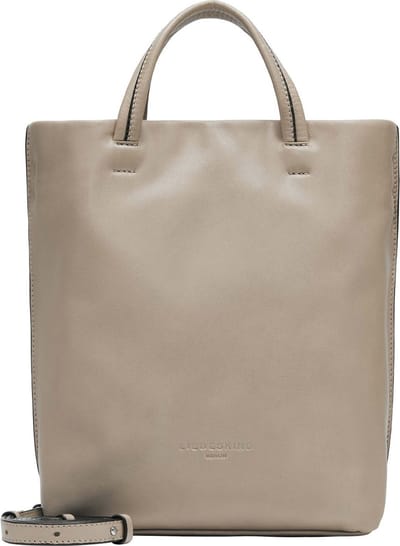 LIEBESKIND BERLIN Leren Handtas Schoudertas Hera Sheep Natural Tote Stone Taupe