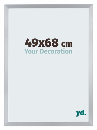 Your Decoration - Fotolijst 49x68 cm - MDF - Zilver Glans - Catania