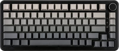 Ajazz AK820 MAX HE - 75% Bedraad RGB Gaming Toetsenbord - Hall Effect - Rapid Trigger - Magnetische Toetsen - Gasket - Hot Swap - 8K Hz Polling Rate - QWERTY Toetsenborden - 82 Keys - Gradient Grijs