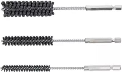 Hoonsteen-Weber Tools hoonsteen Geschikt voor cilinder-korrel 60 / 80, 8-12-20 mm 3-dlg -WT-1358-Hoonapparaat-set flexibel aandrijving buitenzeskant (1/4")