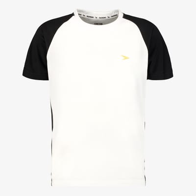 Dutchy kinder voetbal T-shirt wit zwart - Maat 110