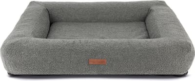 Orthopedische Hondenmand Boucle Rechthoek Antraciet XL 100cm - Wasbare hoes - Ook in M & XXL