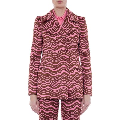 Moschino Jacket Pink Pink Size: 40 | Jackets Outlet | Dames | Bruin