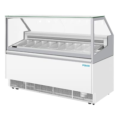 Polar U-Series gelato vitrine 9 bakken
