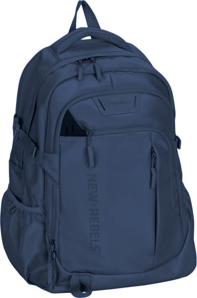 New Rebels Vince Baldwin Navy Blauw 33L Rugtas Waterafstotend Laptop 15.6
