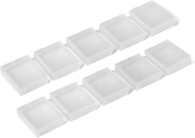 Batterij Opbergdoos - Houder Container - Batterijen Beschermen - Vochtwerend Ontwerp - 10 Stuks - Transparant