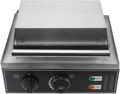 Donut Maker - Apparaat - Zelf Gebak - Dubbelzijdig Verwarmen - 6 Gaten - Zilver