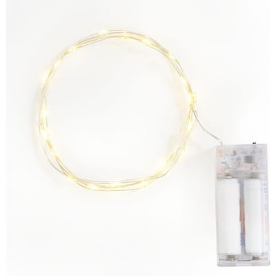 Micro LED snoer lampjes met timer 6/18u, 20 LED's