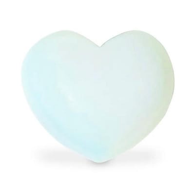 Edelsteen Hart Knuffelsteen Opaliet 25x25mm
