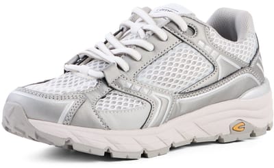 camel active Modieuze sneaker met een lichte buitenzool - Maat womenswear-39 - Zilver
