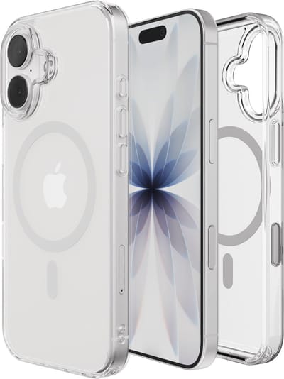 Reovo - Hoesje Geschikt voor iPhone 17 - Geschikt voor MagSafe - Transparant - anti-val technologie
