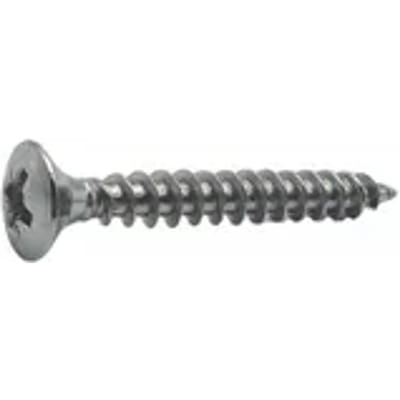 Sencys Universele Schroef Rvs Ronde Kop Pozi - 5x40mm - 10 Stuks