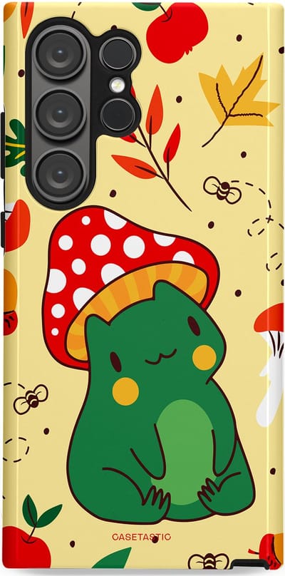 Casetastic Hoesje Geschikt voor Samsung S23 Ultra - Stijlvolle Beschermende Duo-layer Case - Kwakende vriendjes