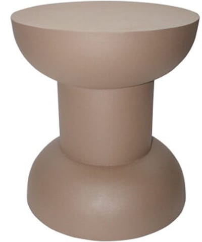 Parma bijzettafel, Ø45, H50, Brown - Formaggio Collection