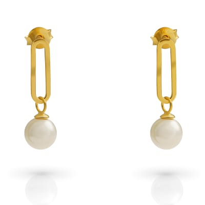 Orphelia 'Grand' Dames 925 Sterling Zilveren Oorbellen - Goud ZO-7558/G