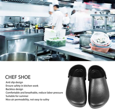 Dailygoods- Kookschoenen Antislip - Rugvrij Ontwerp - Ademend - Zomergebruik - Veiligheidsschoenen - Comfortabel en Trendy - Werkschoenen