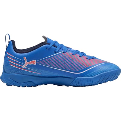 Puma Ultra 6-voetbalschoenen voor jongens (Blauw/Wit)