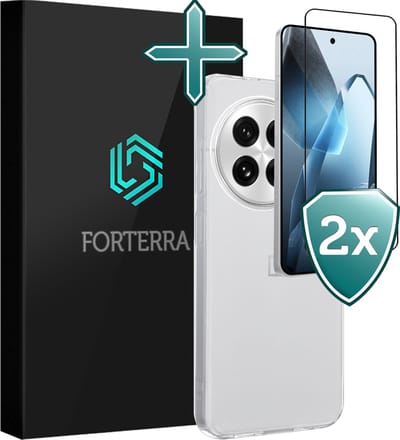 Hoesje Met 2x Screenprotector - Geschikt voor OnePlus 13 - Sterk & Shockproof - Telefoon Hoes - Back Cover - Siliconen Case - Transparant