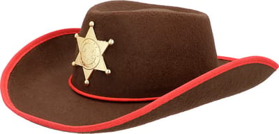 Boland - Hoed kind cowboy Rookie sheriff - 55 - Kinderen - Unisex - Cowboy - Indiaan
