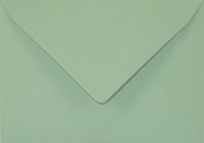 Groene B6 enveloppen puntklep 125x175mm 120g - eco-vriendelijk - Keaykolour Matcha Tea