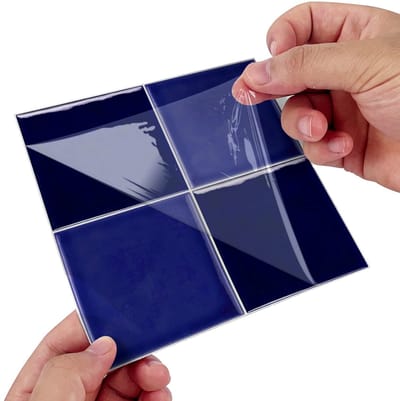 Dailygoods- Tegelsticker Dikke Mozaïekeffect - Zelfklevend - Waterdicht - 15 x 15 cm - Set van 25 - Geschikt voor Keuken/Badkamer - Muursticker